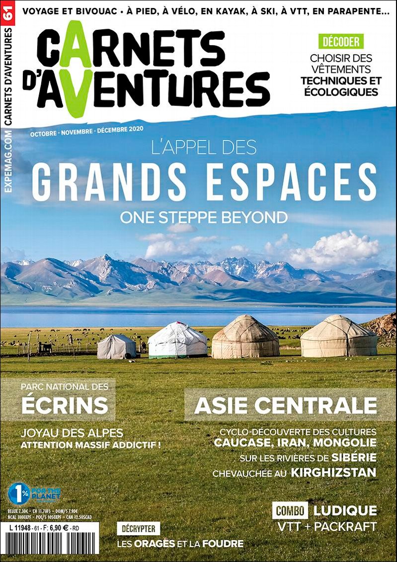 La couverture de Carnets d'aventures numéro 61