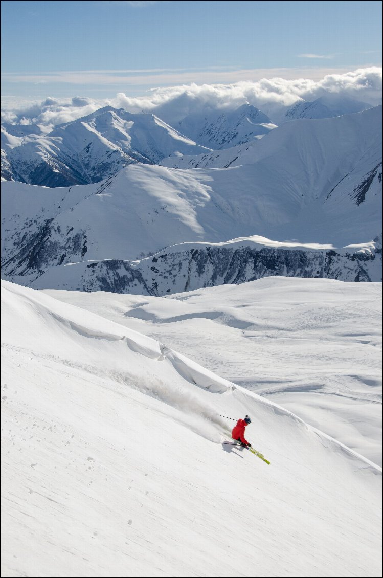 Ski en Géorgie.
Photo Romain Auclair