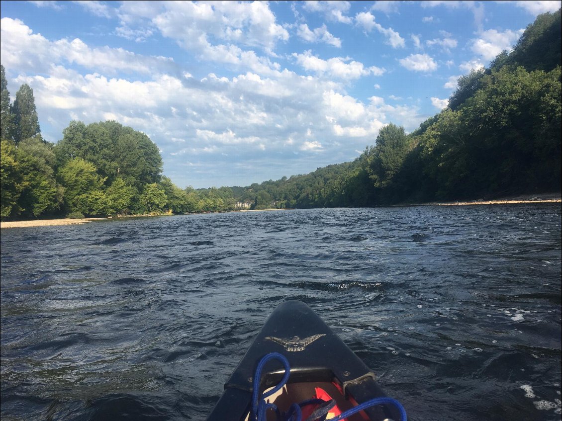 ça tangue sur la Dordogne !