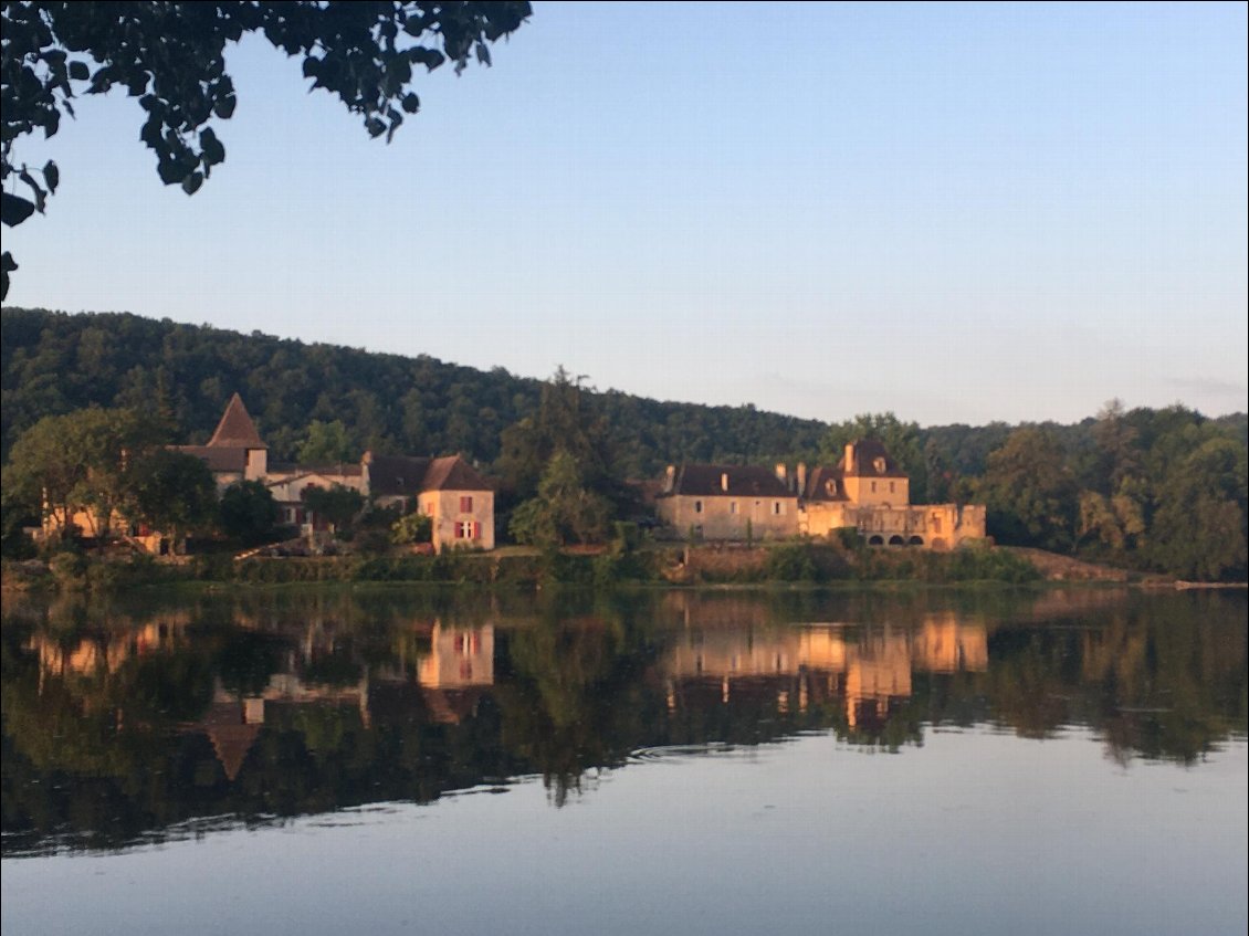 Au départ du camping de Lalinde