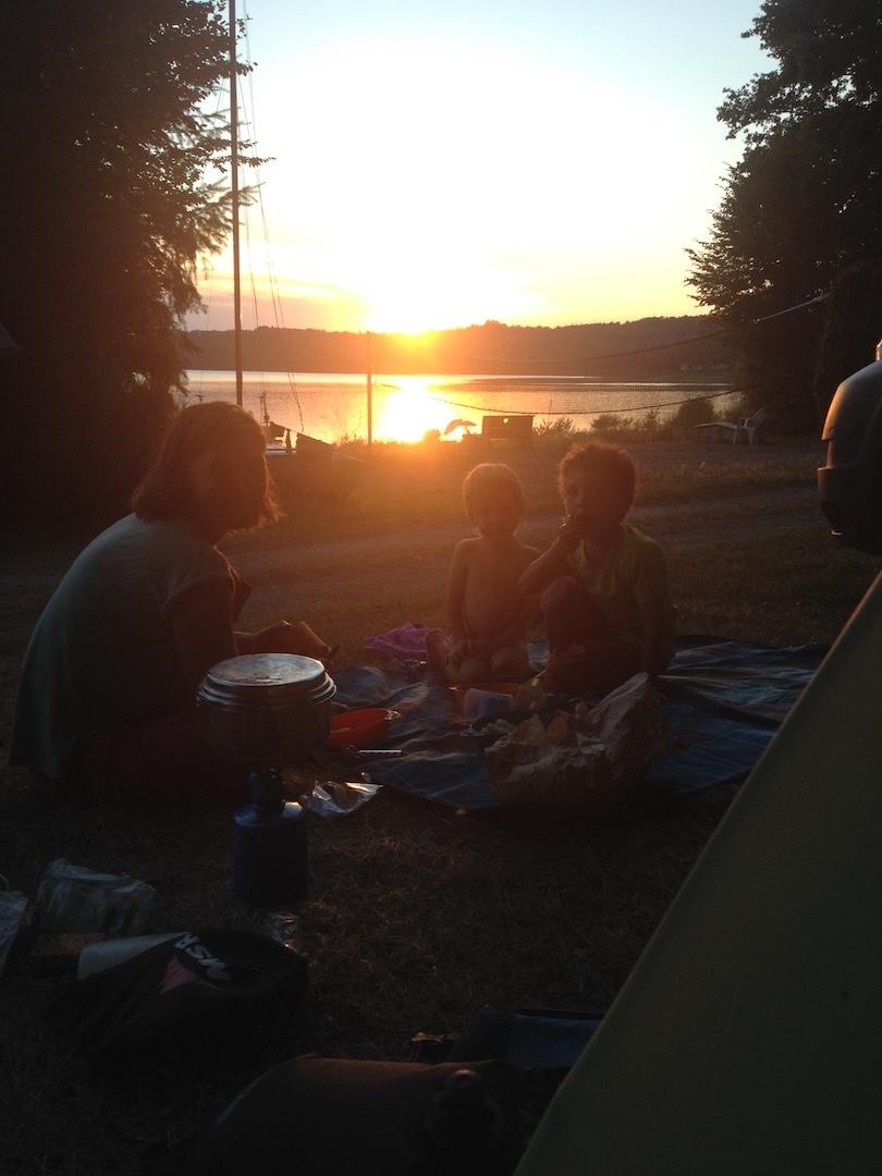 J4 : camping au bord du lac de Champagney