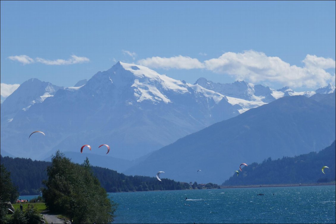 Paradis des amateurs de kite surf.