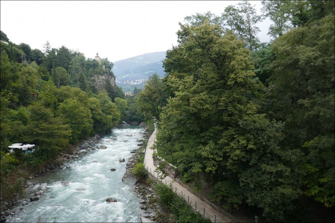 Le long de l'Adige.