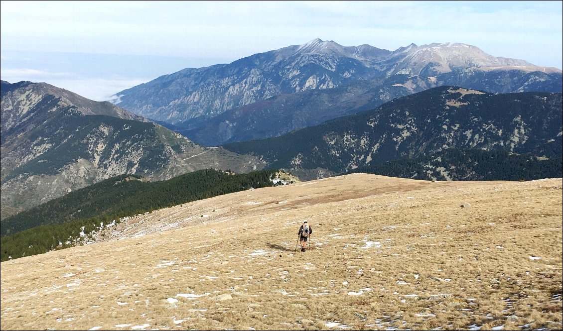 La descente pour rejoindre le GR 10