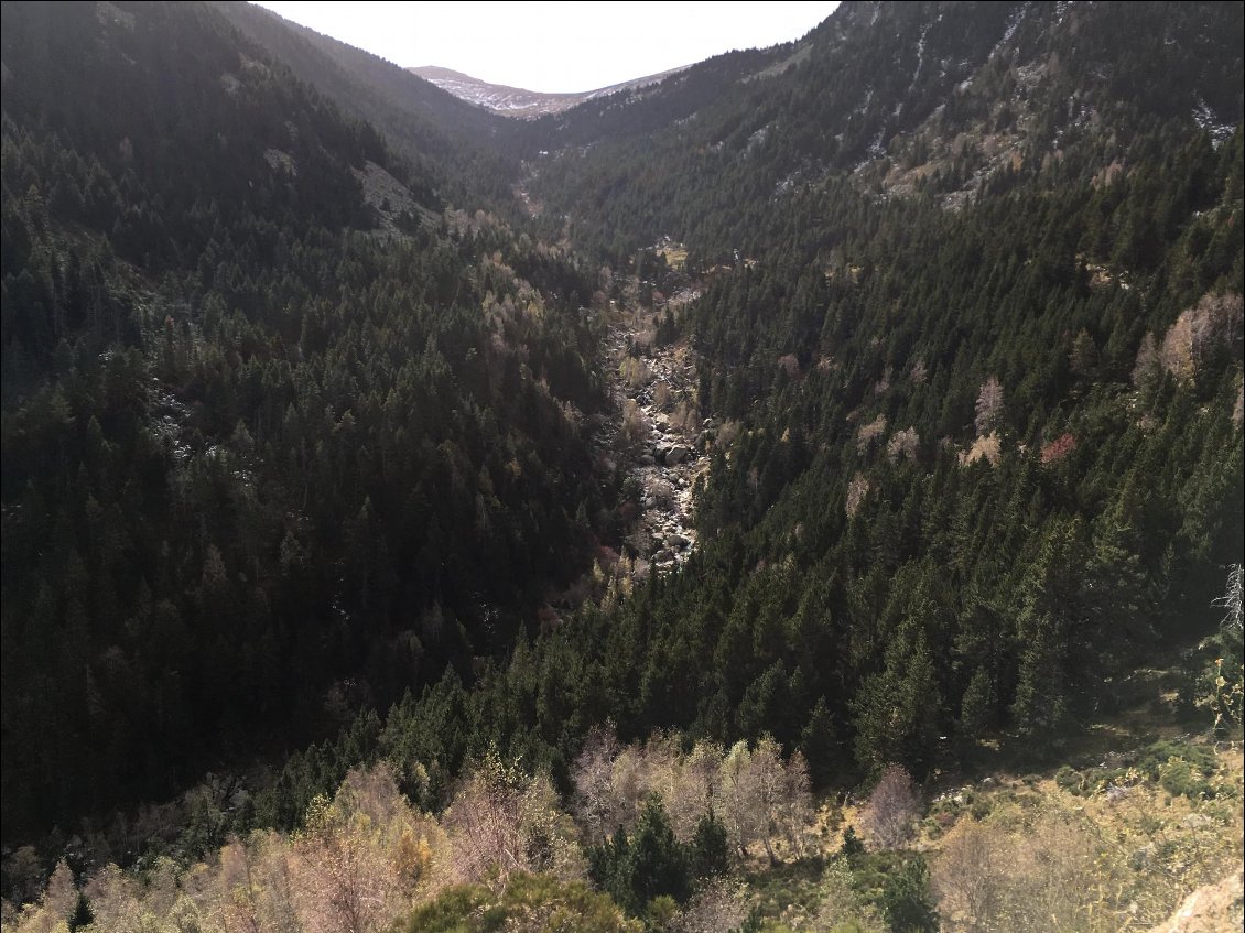 La vallée de Callau que nous allons remonter