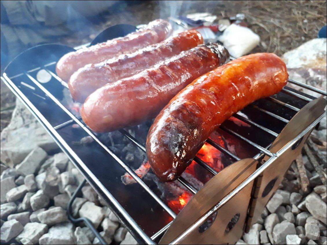 ...avec des saucisses de Molène.