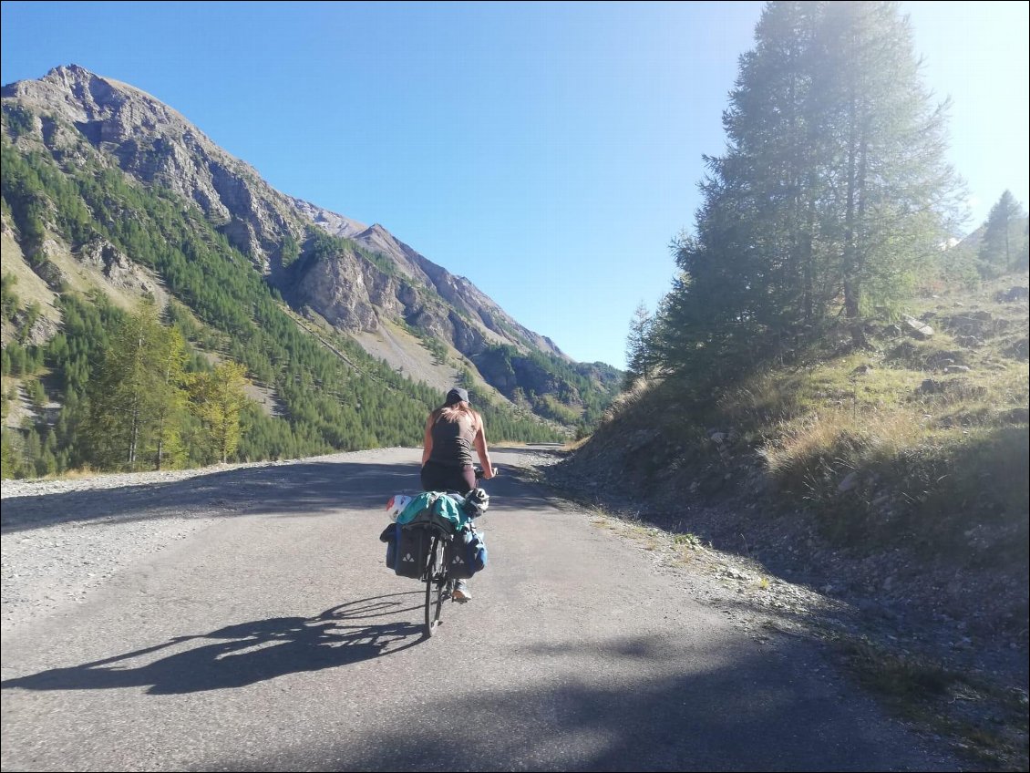 J21 : dans la montée du col de la Cayolle