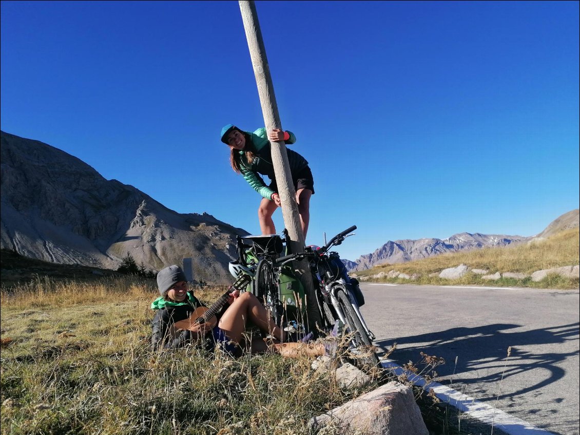 J21 : un peu de musique en haut du col de la Cayolle