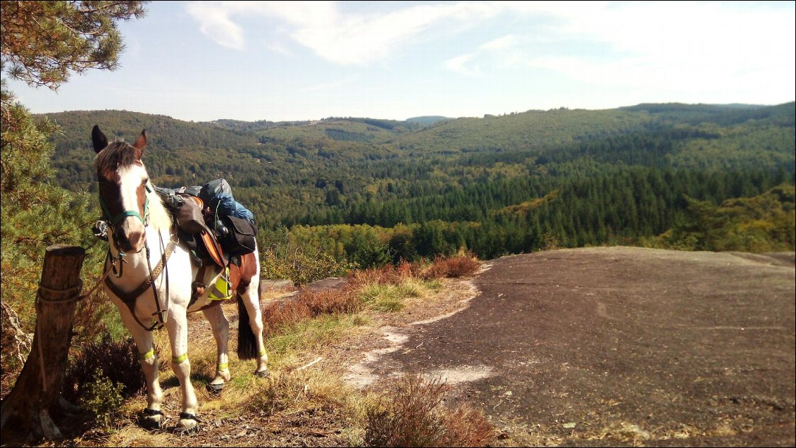 Le Rocher de Clédat et sa vue