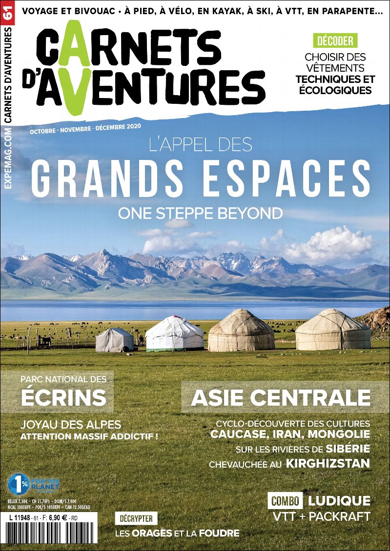 Edito Carnets d'Aventures #61 : One STEPPE beyond