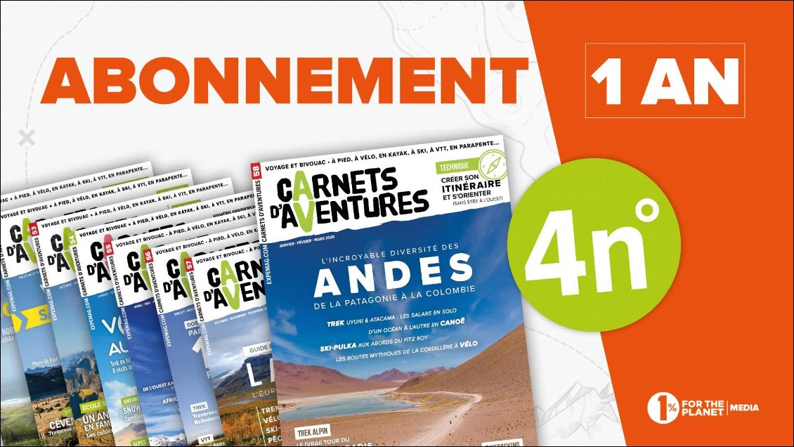 3 abonnements d'un an à Carnets d’Aventures à gagner.