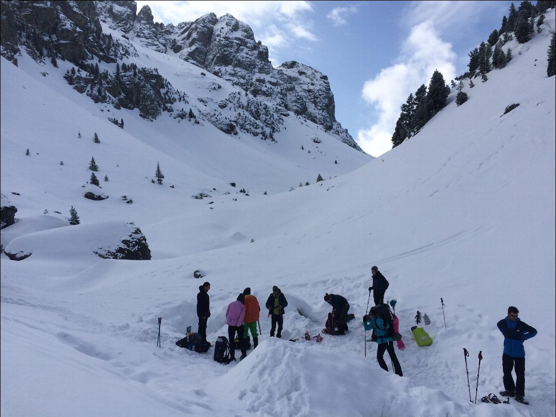 Le beau temps est revenu sur notre village d'igloo