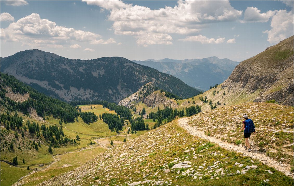 Peu après le lac de la petite Cayolle.