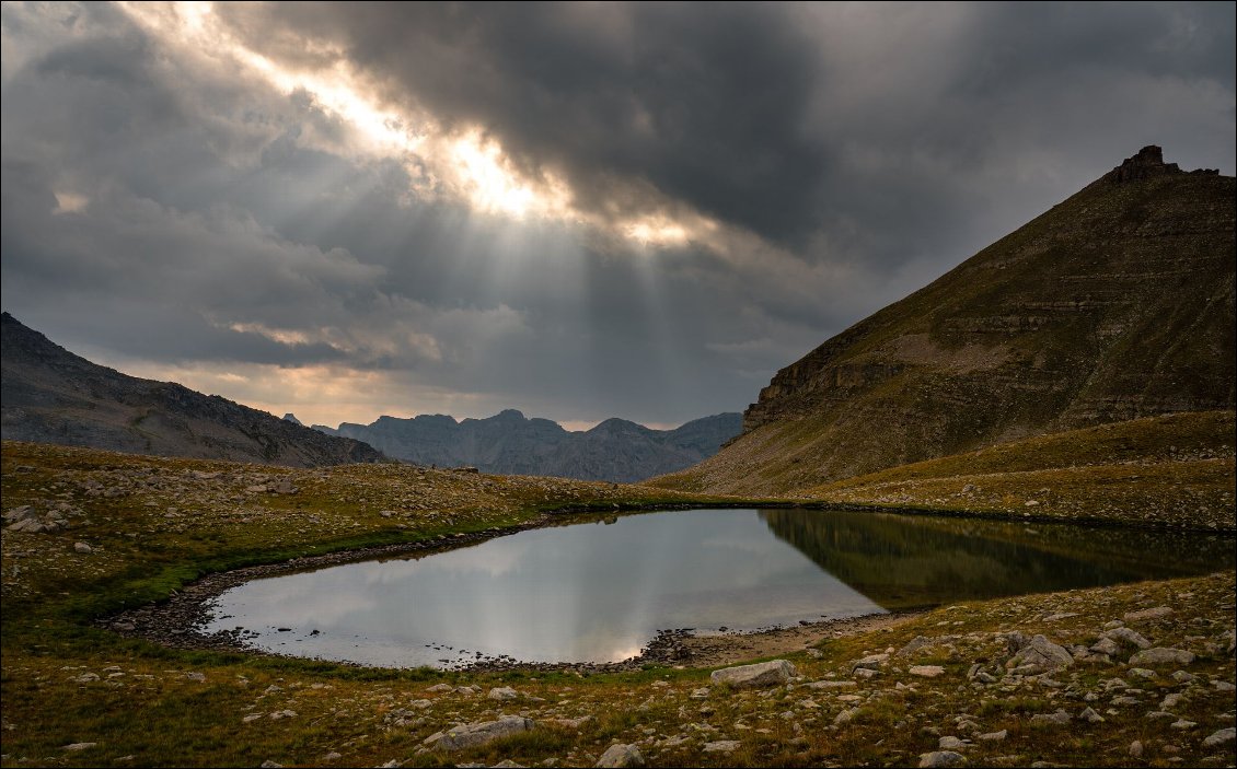 Un des lacs de l'Estrop.