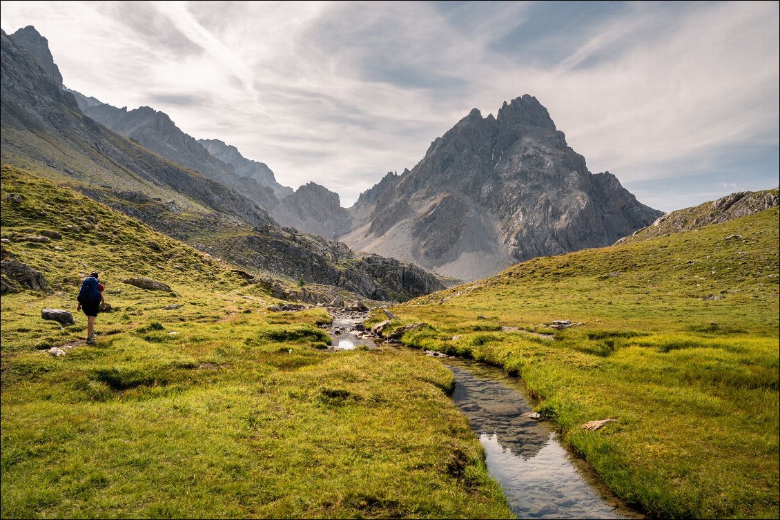 Vers le lac du Vallonnet inférieur.