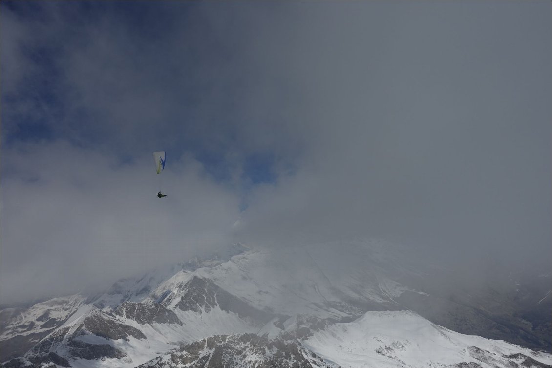 A 2700m, au niveau des nuages, ça caille !!!