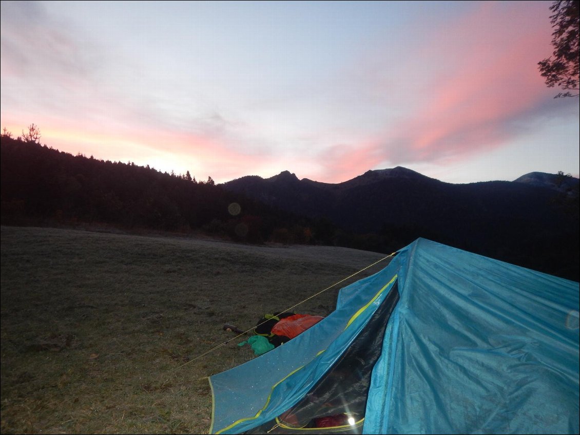 Premier bivouac frais mais magique