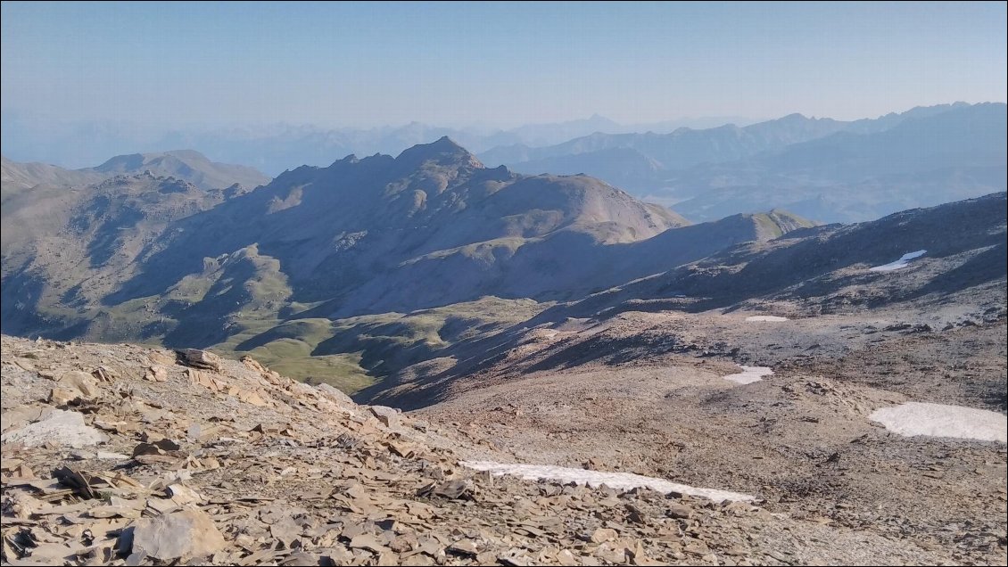 Sur notre dernière crête à la Barre de la Pisse