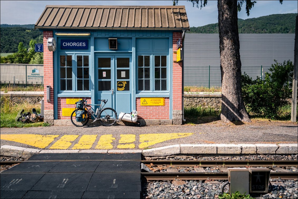 Gare de Chorges, c'est le coup d'envoi.