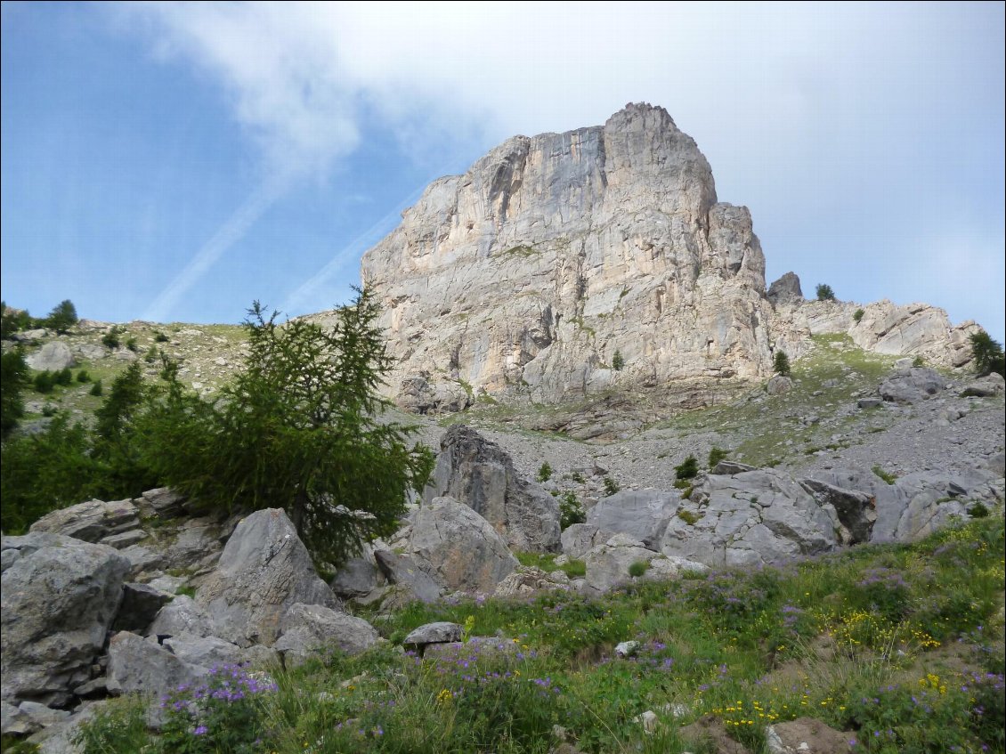 La falaise du Chapeau de Gendarme