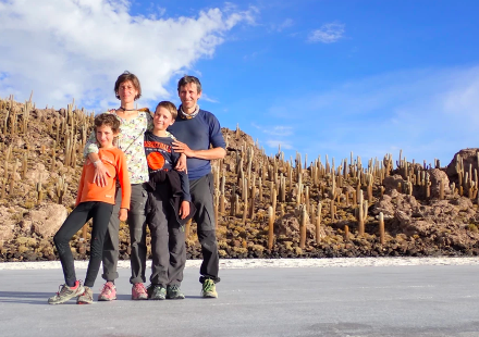 Bolivie : bivouac seuls sur l'isla incahuasi (salar d'Uyuni)