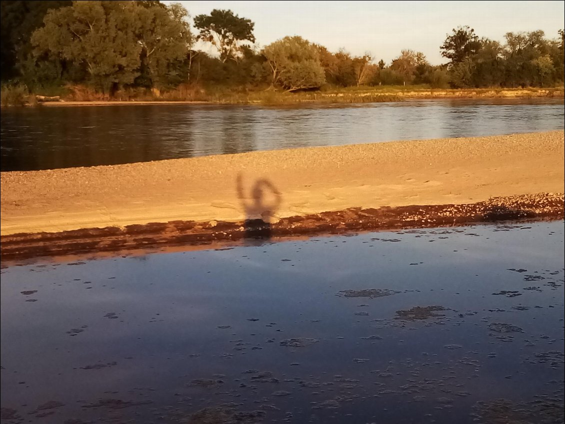 Selfie au couchant.