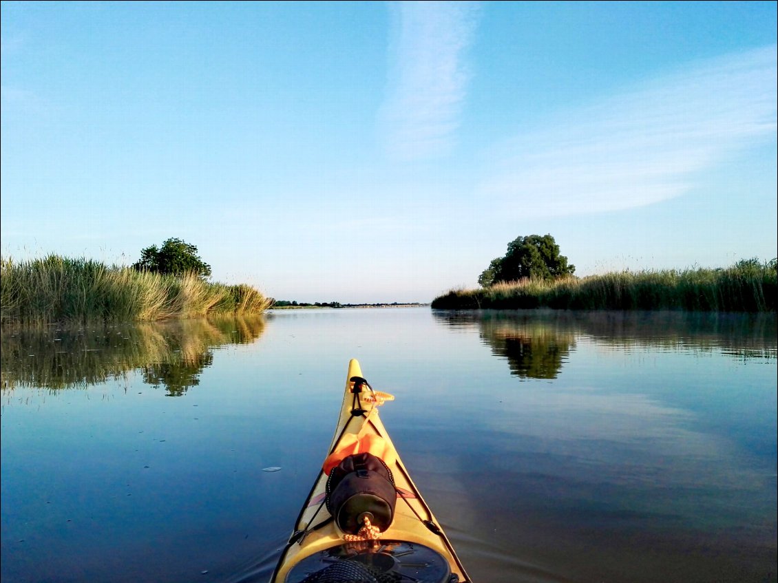 De la Loire à Cancale en kayak.
Photo Erik Perna.
