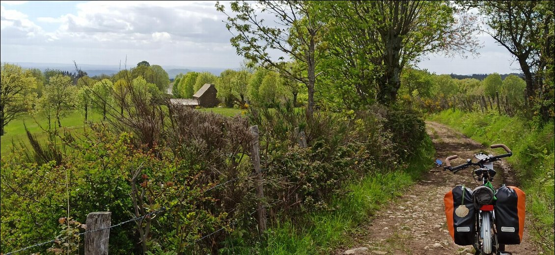Mais ces petits chemins sont quand même bien jolis, en quelque sorte la récompense de ne pas prendre la route.