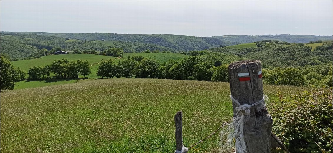 Paysage et marquage GR.