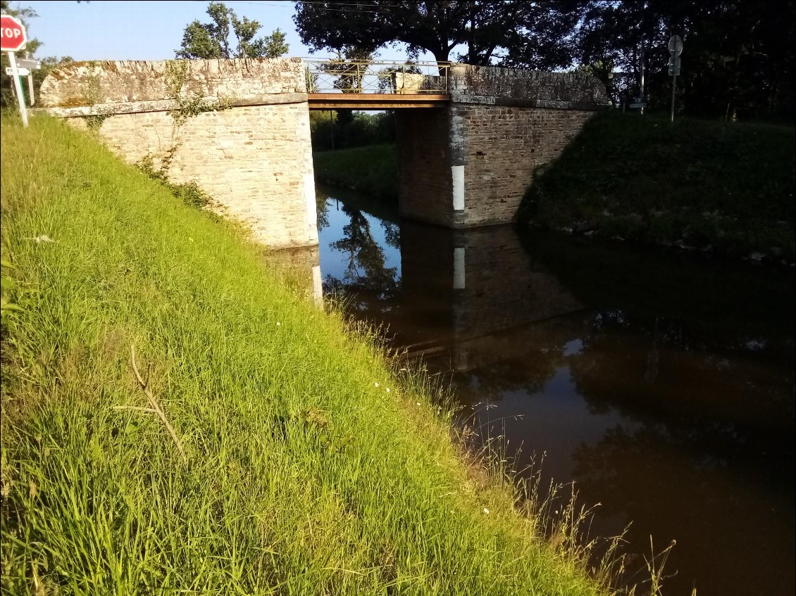 Ce ne sont plus les ponts de la Loire !
Ici il fait ranger les avirons pour passer. Pas pareil.