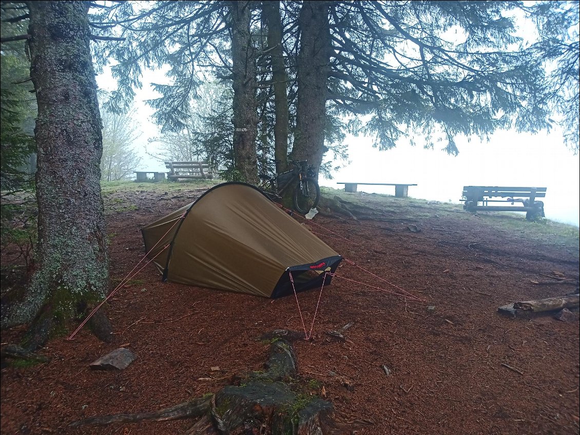 Bivouac en haut du Grand Felletin