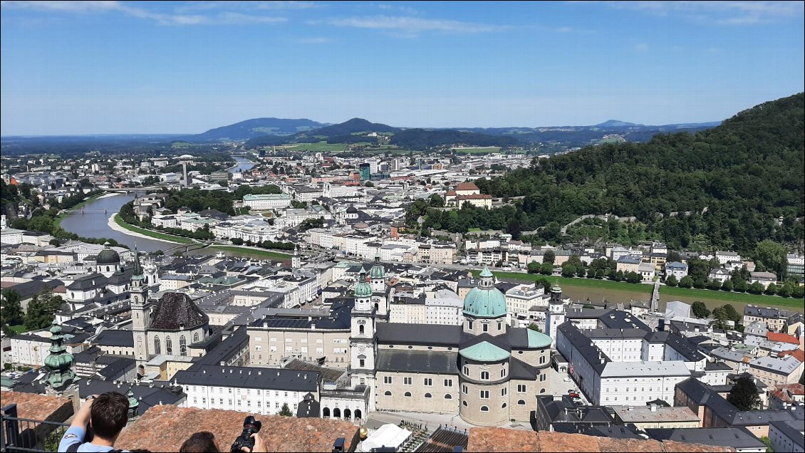 Salzbourg vu de la forteresse