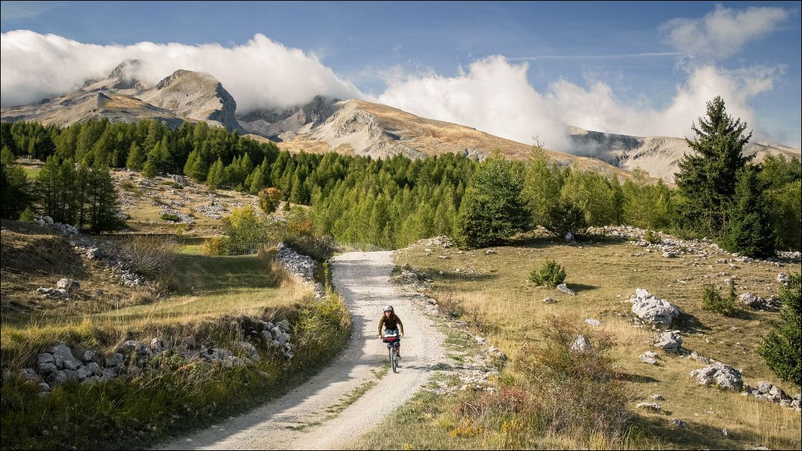 Puis retour sur la selle.