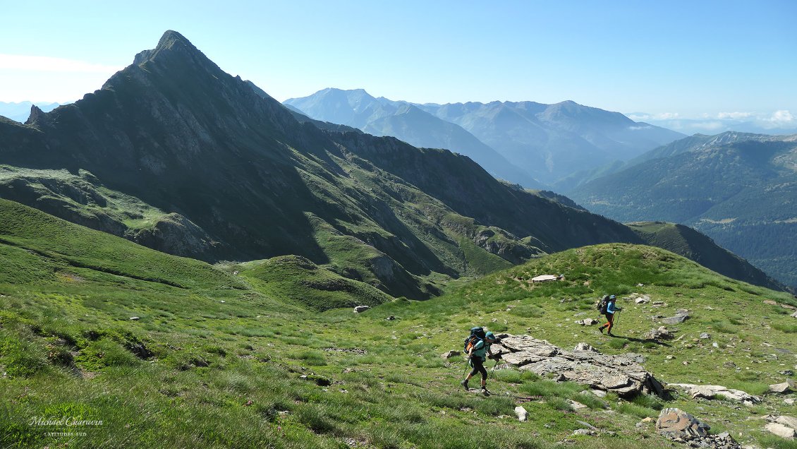 J18. En grimpant vers le Pic de la Pale de la Clavère.