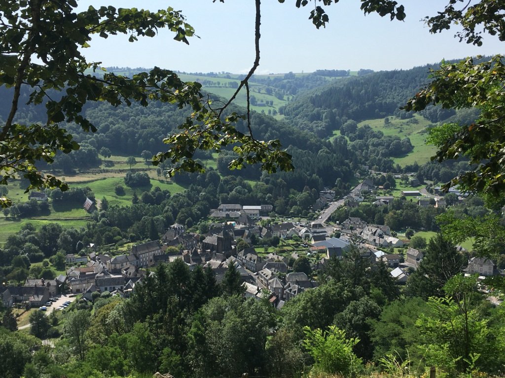 Vue de St Martin depuis le point de vue.