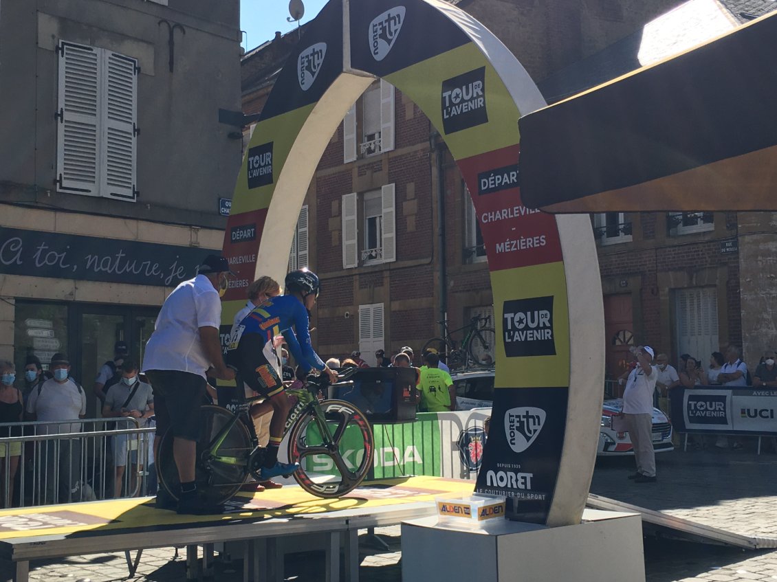 Tour de l'avenir, à Charleville Mézières