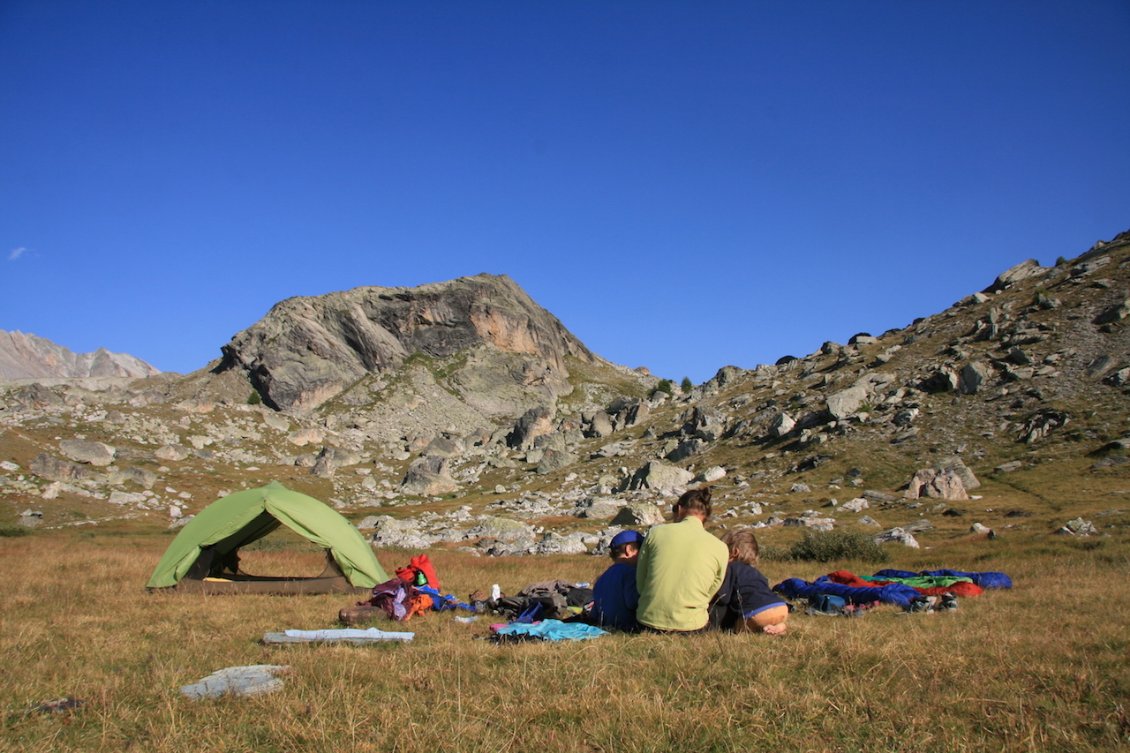 J18 : bivouac sous le col Mary