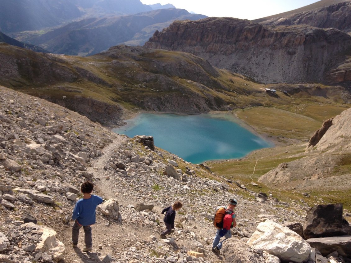 J21 : 4ème petit col au Pas de la Couletta... le refuge de Chambeyron est en vue !