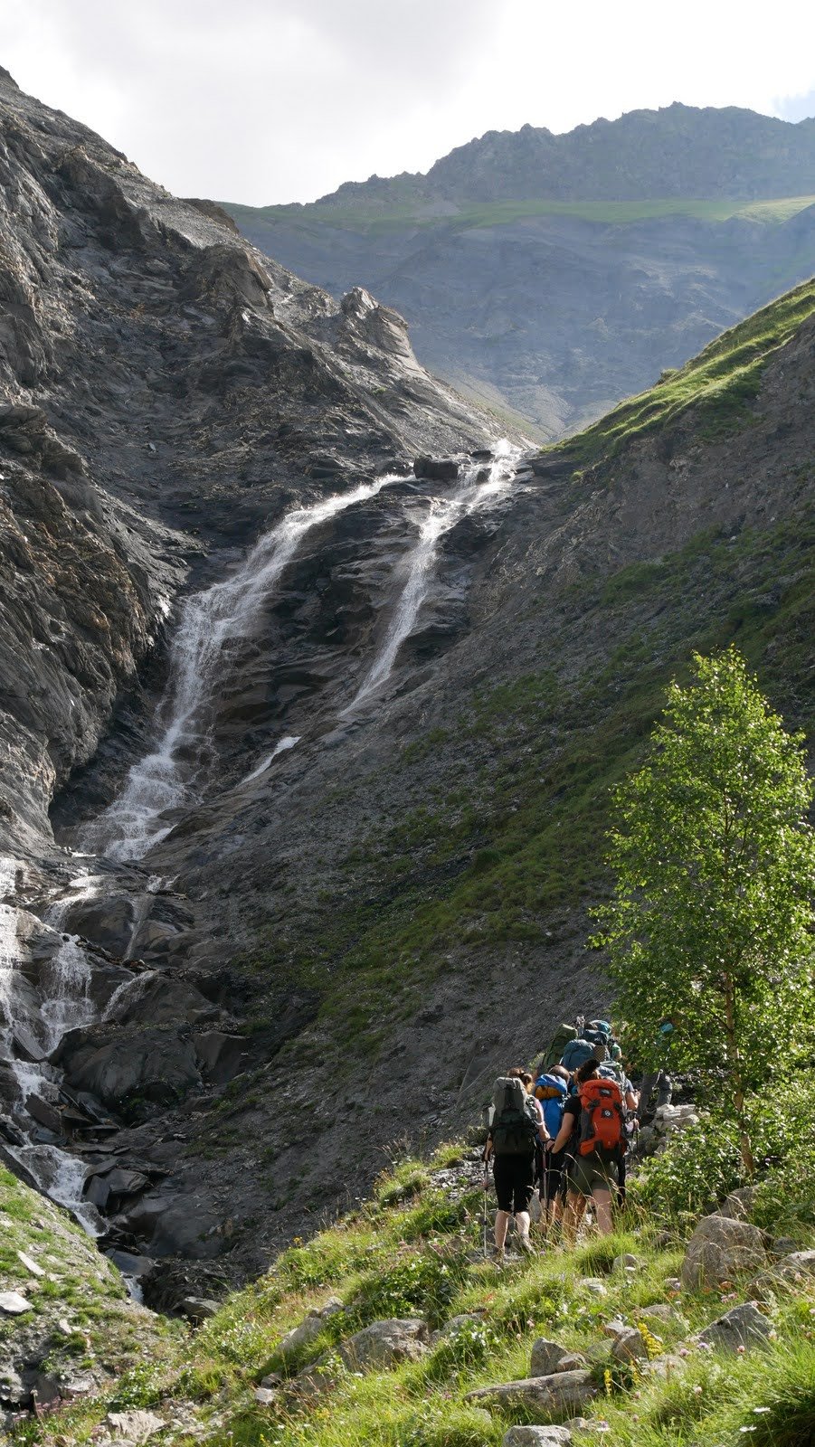 Cascade avant le Pas d'Anna Falque