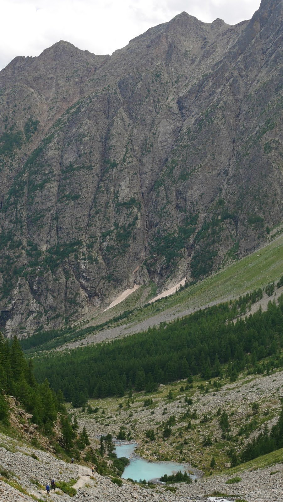 Arrivée au Lac de la Douche