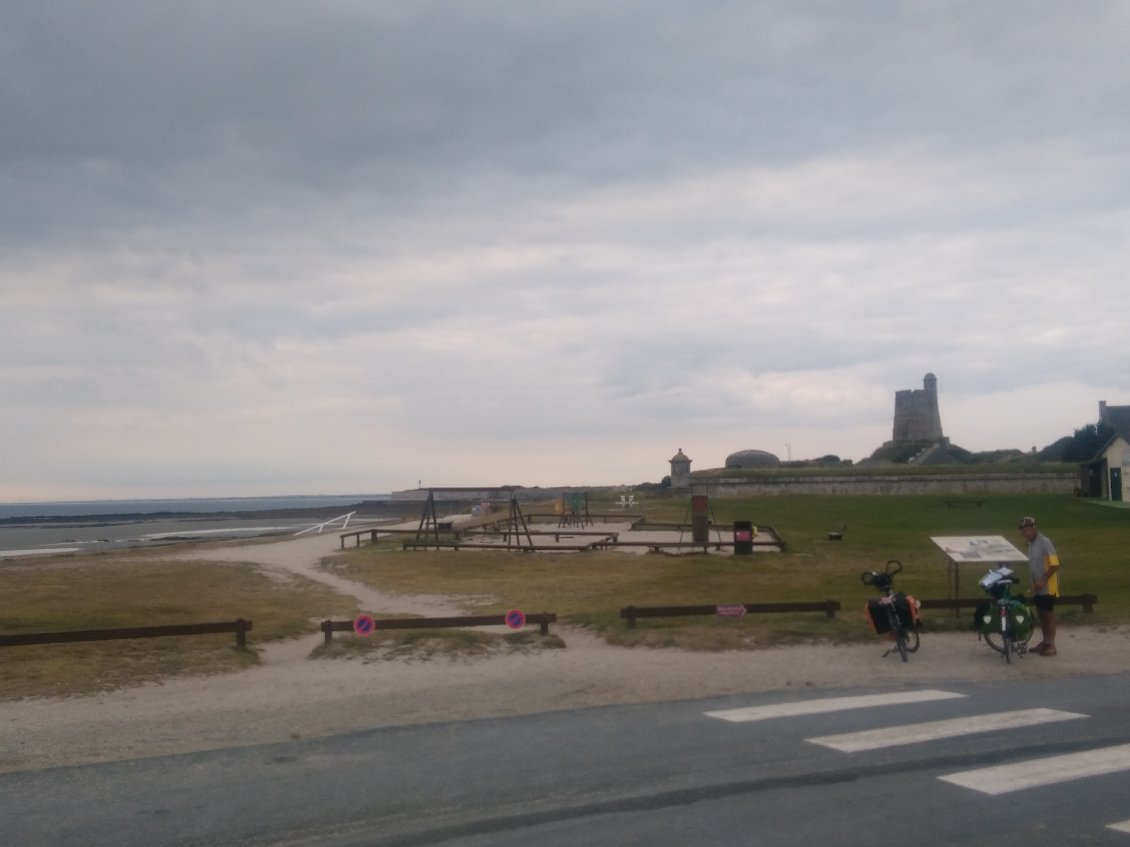 Pause à St Vaast La Hougue