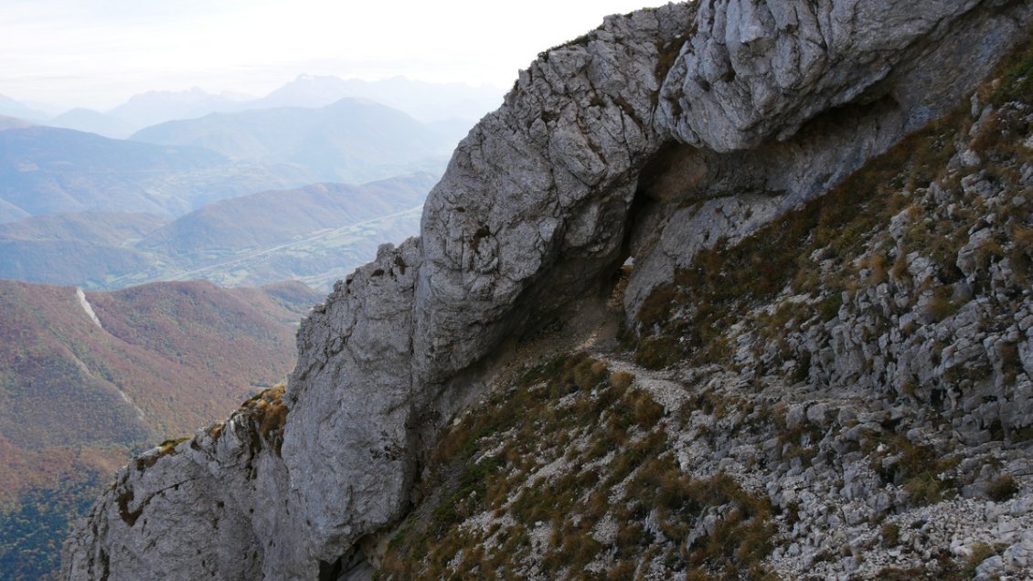 Passage dans la barre rocheuse cette fois !