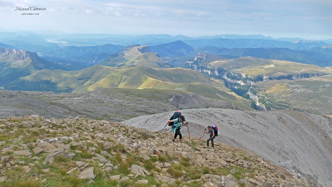 Montée à El Zucon.