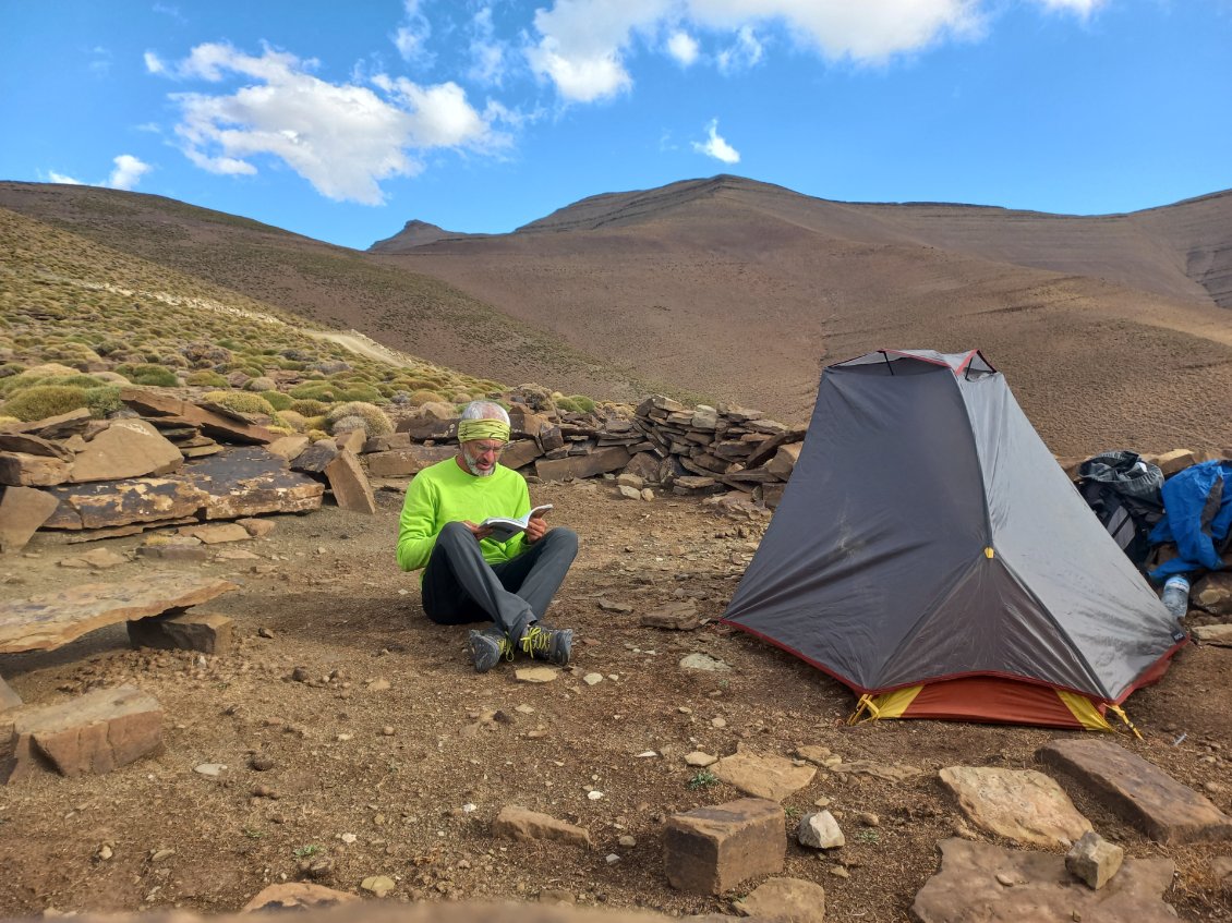 lecture au bivouac