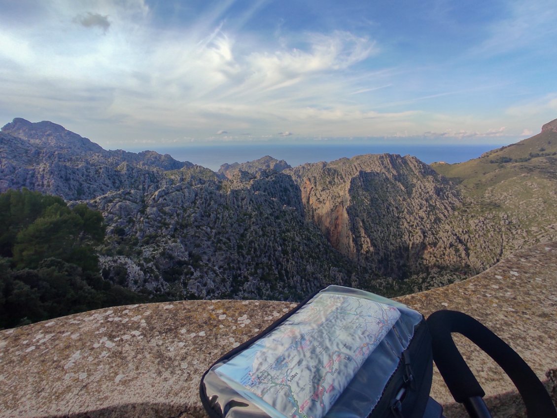 Mirador de s'Entreforc, un des plus beaux point de vue de notre séjour.