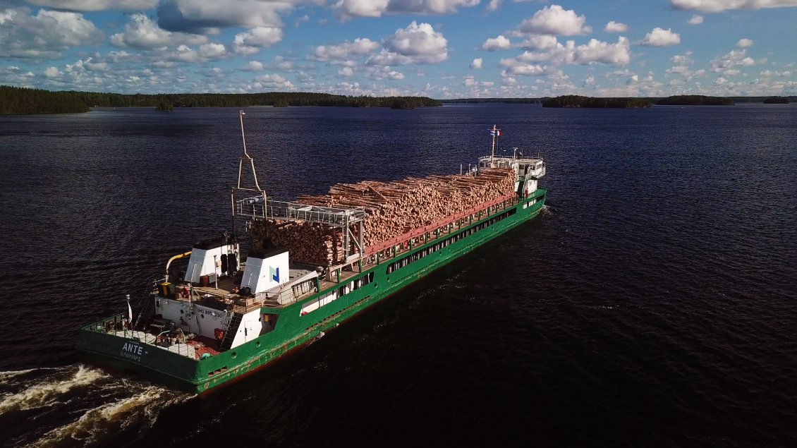 Bientôt on fera surement des bateaux électriques pour transporter le bois qu'on exploite à outrance, il parait que ce sera encore d'avantage écologique !