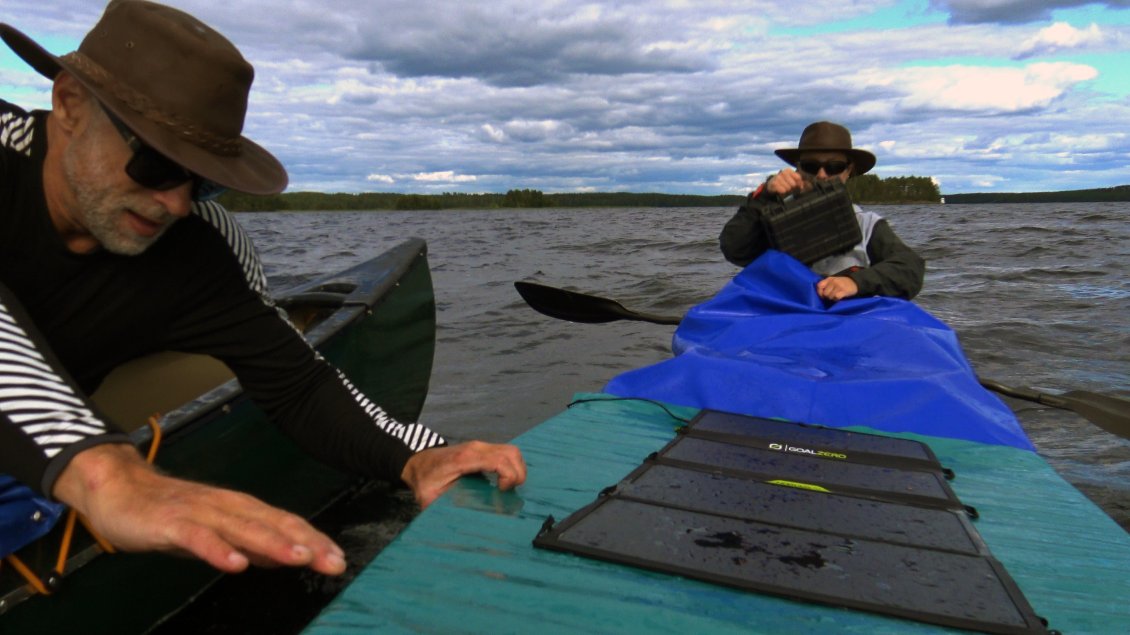 Reste à récupérer la camera pour la ranger avant qu'elle ne soit totalement mouillée,