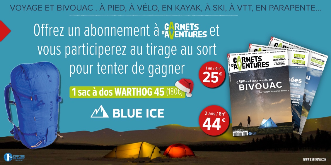 🎄🎅🏻 Tirage au sort du gagnant du sac à dos Warthog 45 BLUE ICE 🎁