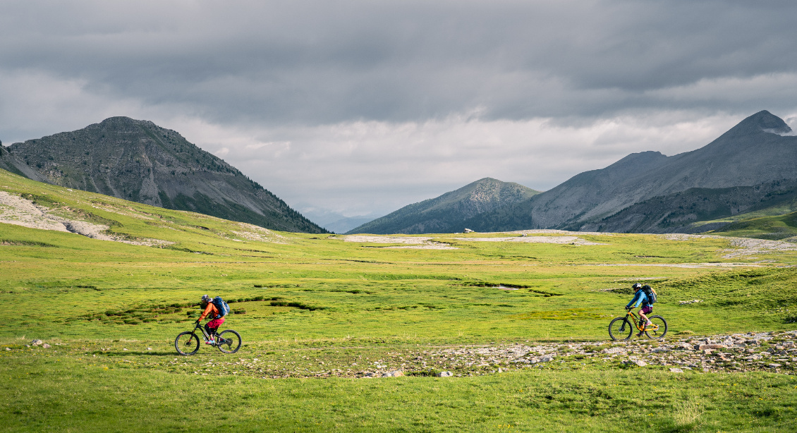 Traversée du plateau avant de prendre un peu de hauteur