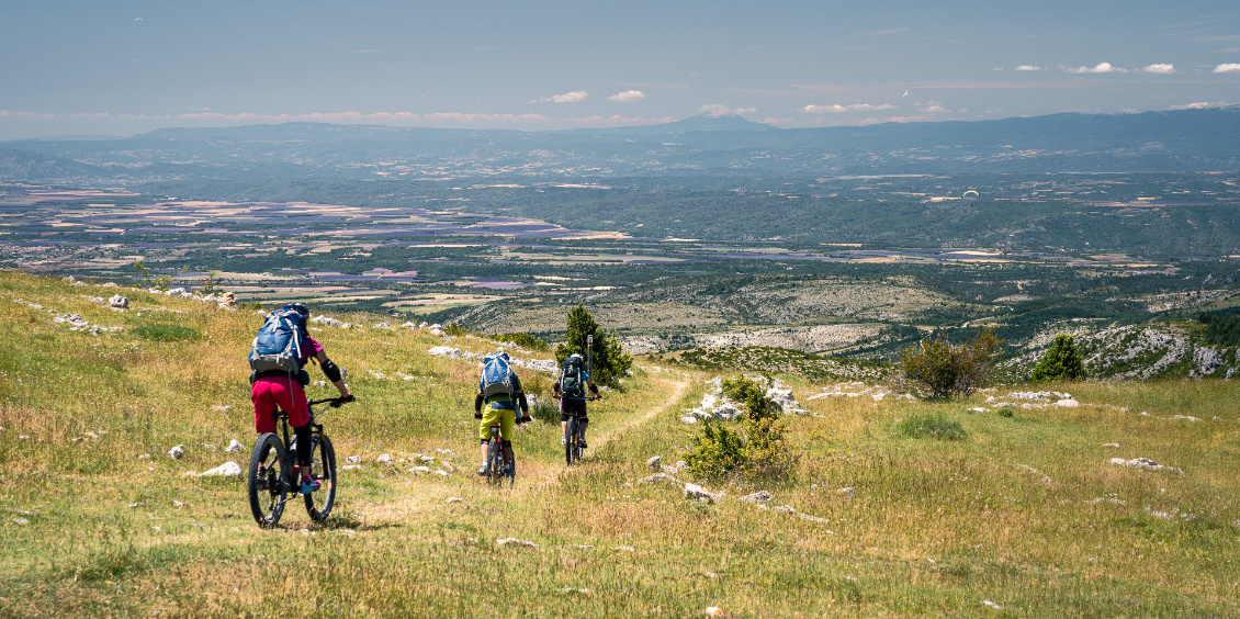 Descente sur Moustiers-Ste-Marie.
Photo : Anthony